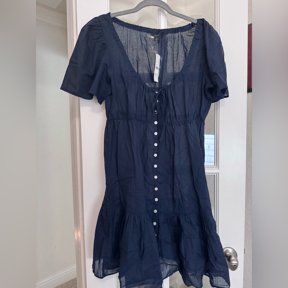 NWT J. Crew Button-Down swim coverup